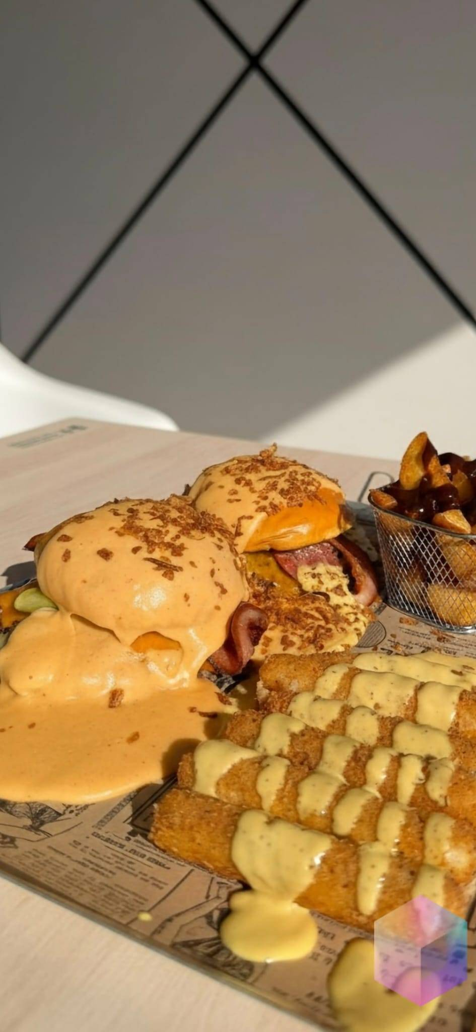 Hamburguesa completa para delivery